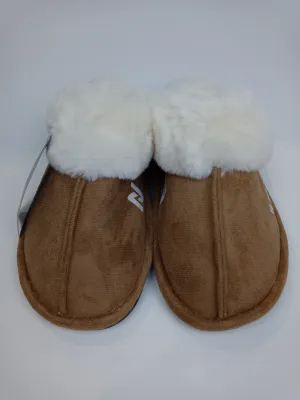 Nearr Womens Memory Foam House Slippers  Faux Fur Nonslip Chestnut XLarge