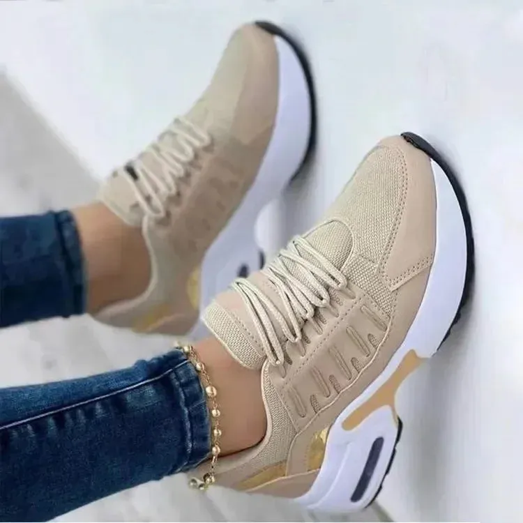 New Women's Sneakers  Comfortable Platform Casual Shoes