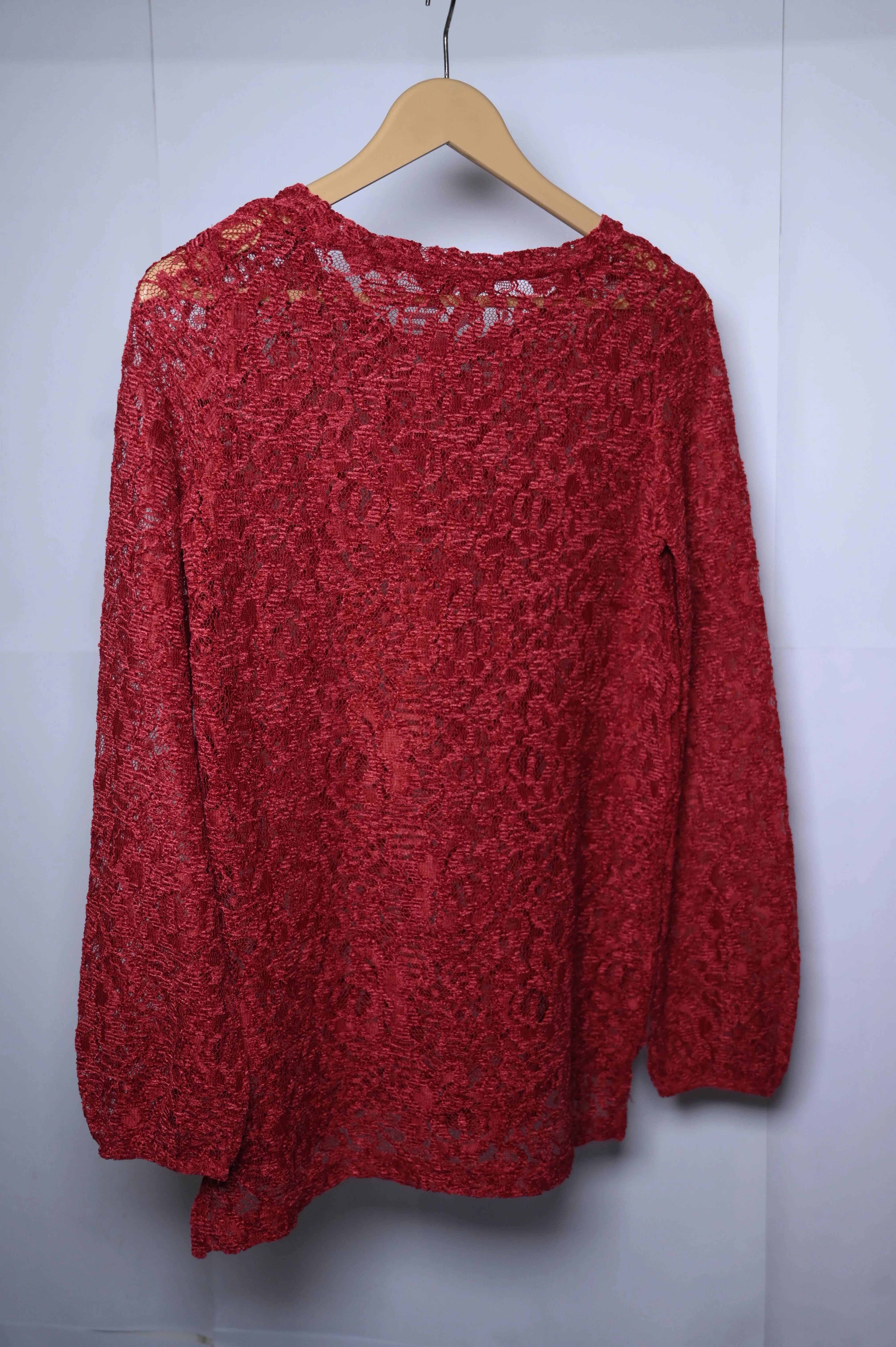 Next Red Lace Blouse