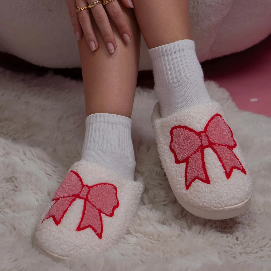 Put a Bow on It Slippers