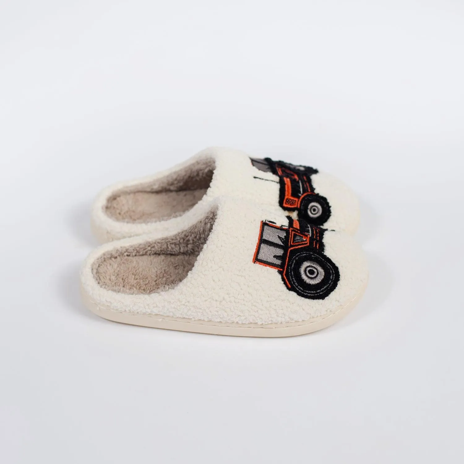 Red Tractor Slippers - Kids