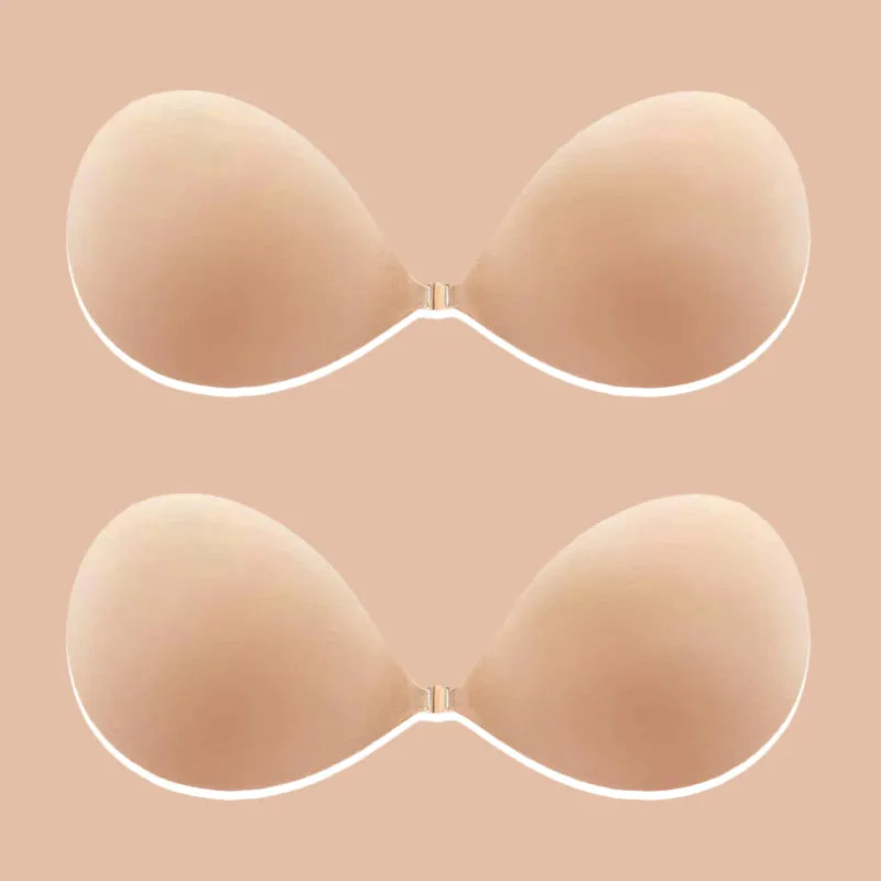 SheCurve® Adhesive Reusable Invisible Silicone Push Up Bra-(2 PACK)