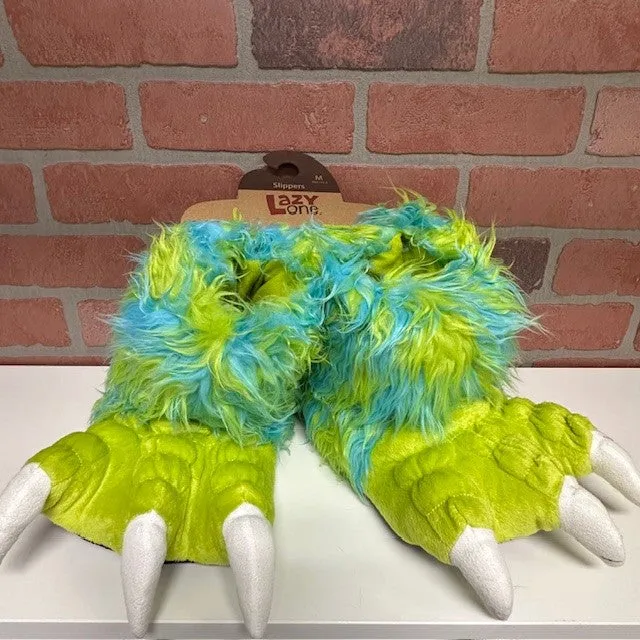 Slippers - Critter Green Monster