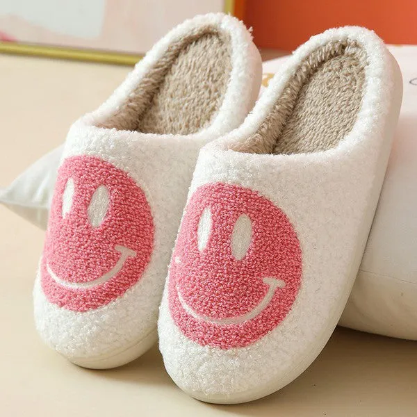 Smiley Face Slippers all