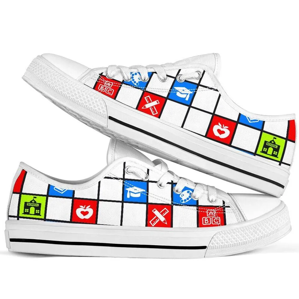 Teacher 3C Pixel Lowtop Shoes, Teacher Shoes, Low Top Sneakers