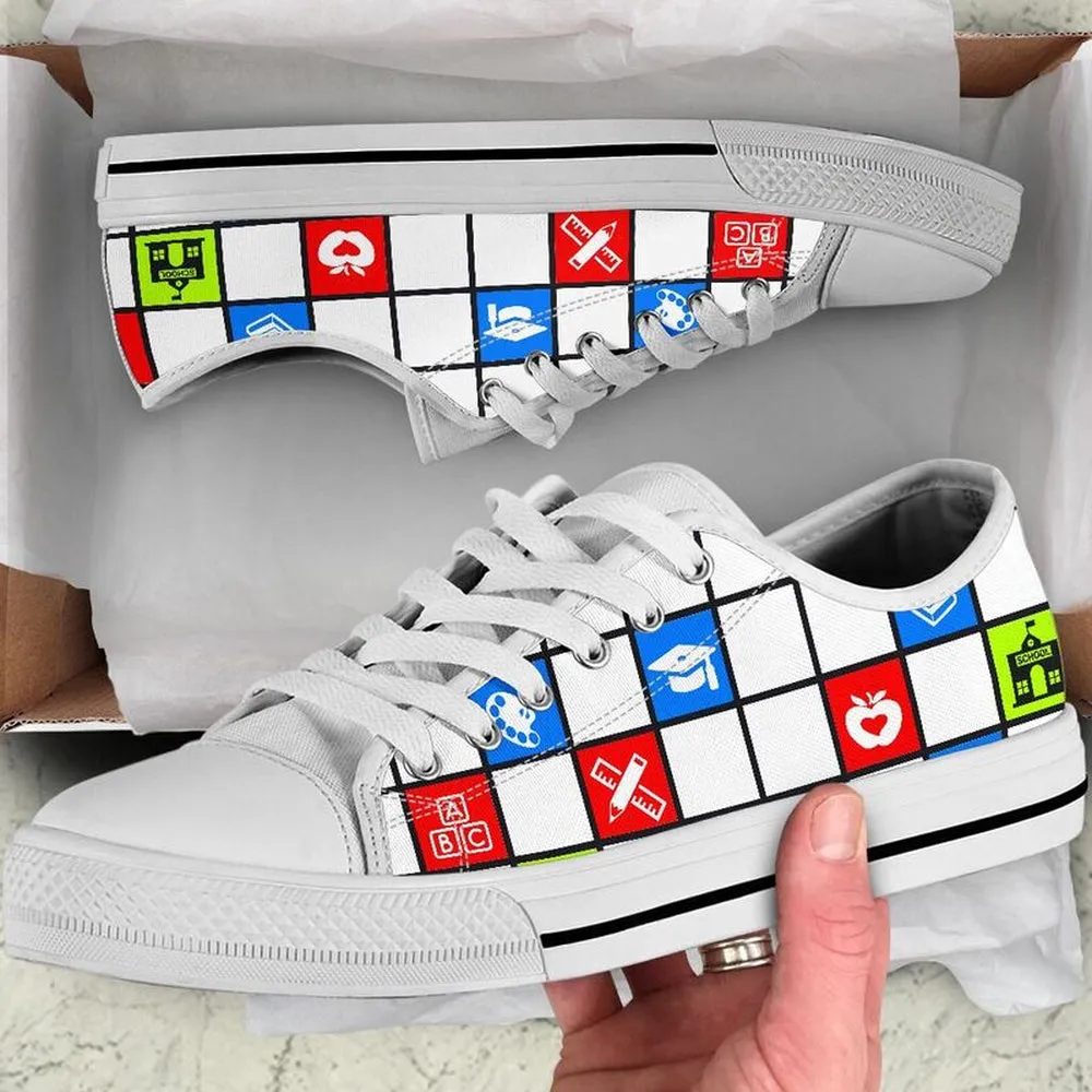 Teacher 3C Pixel Lowtop Shoes, Teacher Shoes, Low Top Sneakers