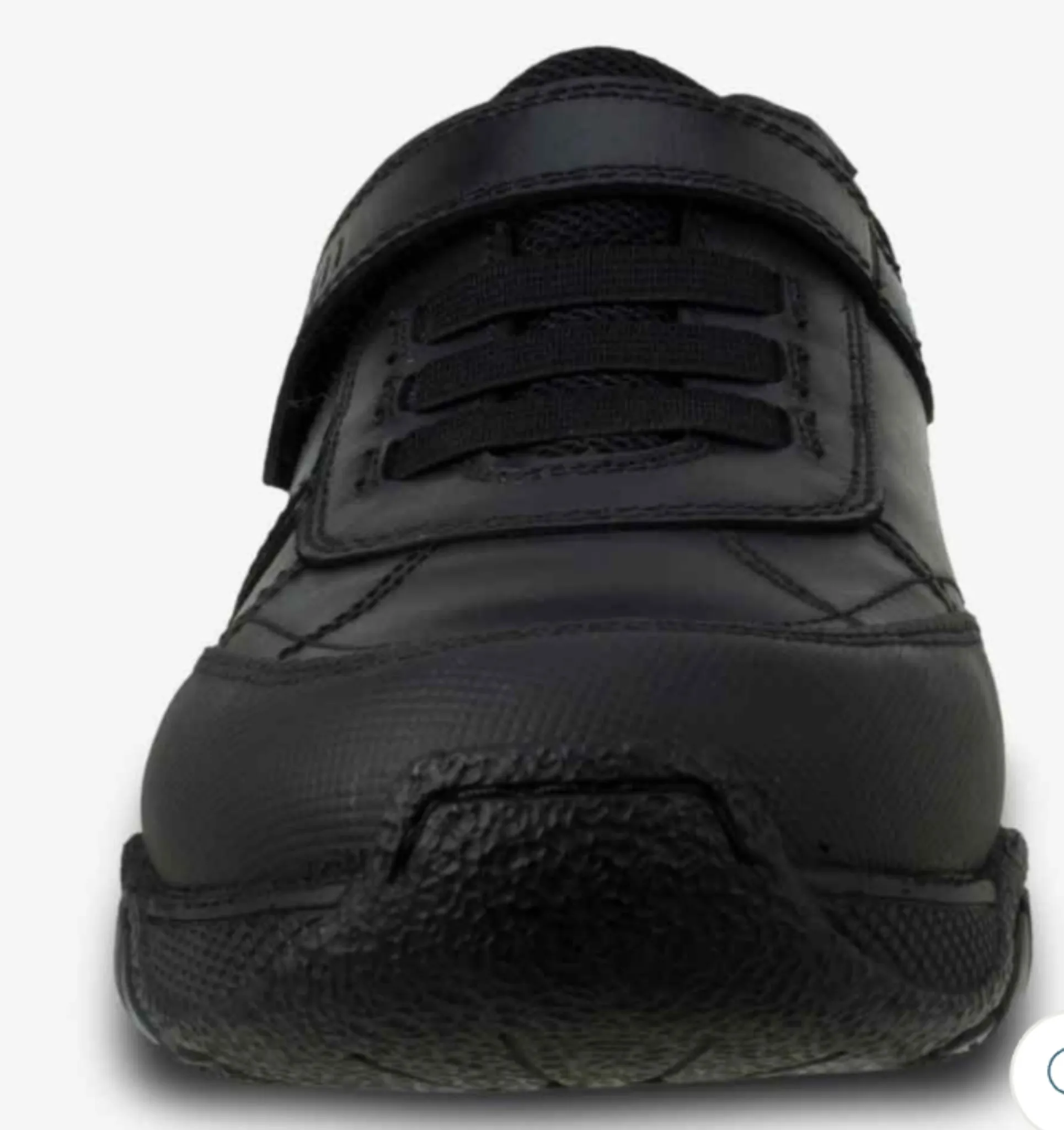 Term Maxx Boys Junior  Black School Shoes