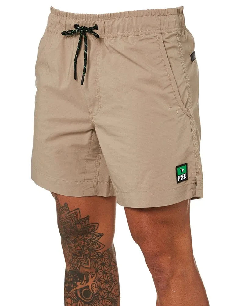 Tradies WS-4 Work Shorts 2 Value Pack - Khaki/Khaki