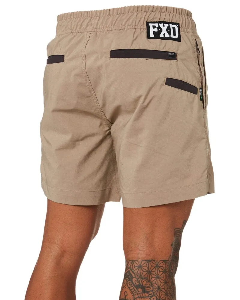 Tradies WS-4 Work Shorts 2 Value Pack - Khaki/Khaki