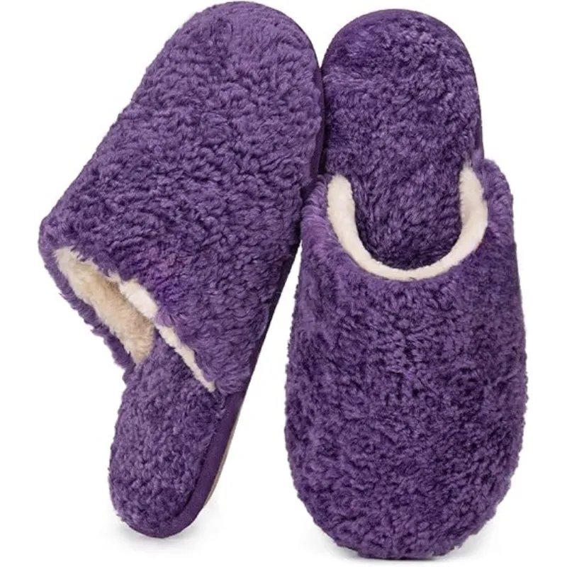 Warm Cozy Soft Slip On Slippers