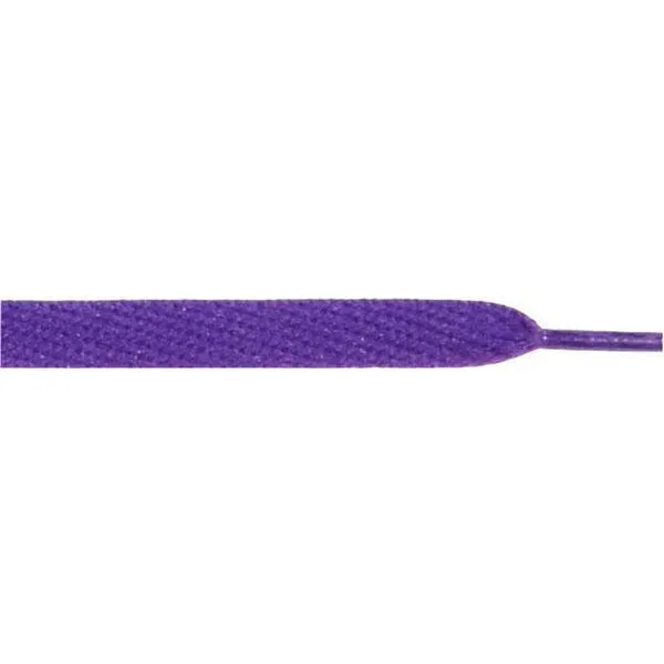 Wholesale Skateboard Flat 1/2" - Purple (12 Pair Pack) Shoelaces