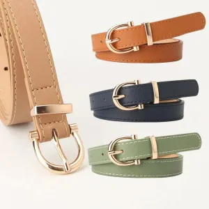 Women's Belt Trend Needle Buckle Casual Belt Genuine Soft Belt Paired with Jeans Belt PU Cheap Belt Multiple Colors Available