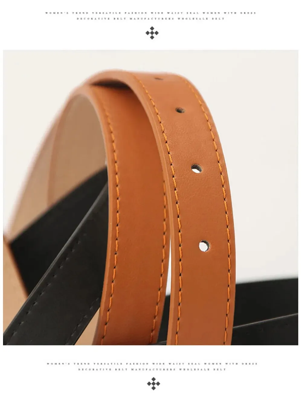 Women's Belt Trend Needle Buckle Casual Belt Genuine Soft Belt Paired with Jeans Belt PU Cheap Belt Multiple Colors Available