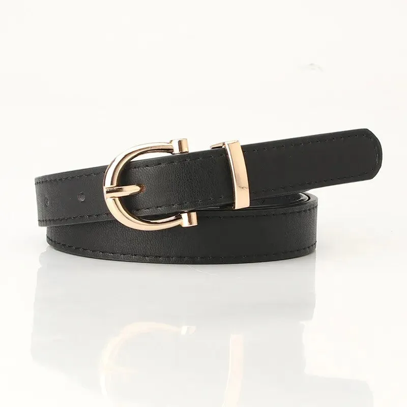 Women's Belt Trend Needle Buckle Casual Belt Genuine Soft Belt Paired with Jeans Belt PU Cheap Belt Multiple Colors Available