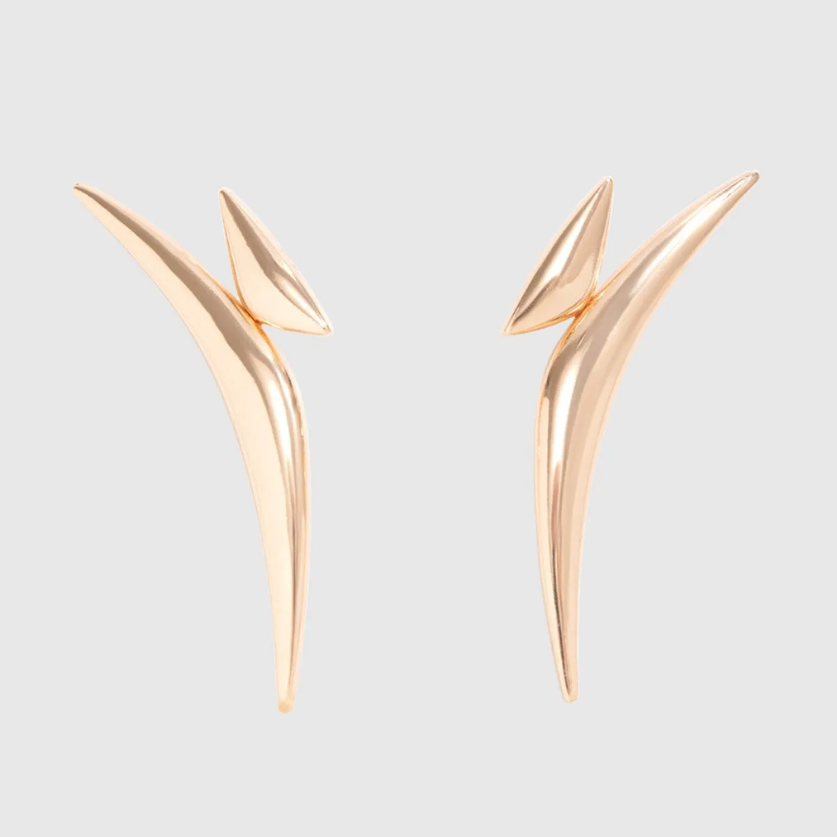 Women's Exaggerated Geometry Bold Triangle Stud Earrings