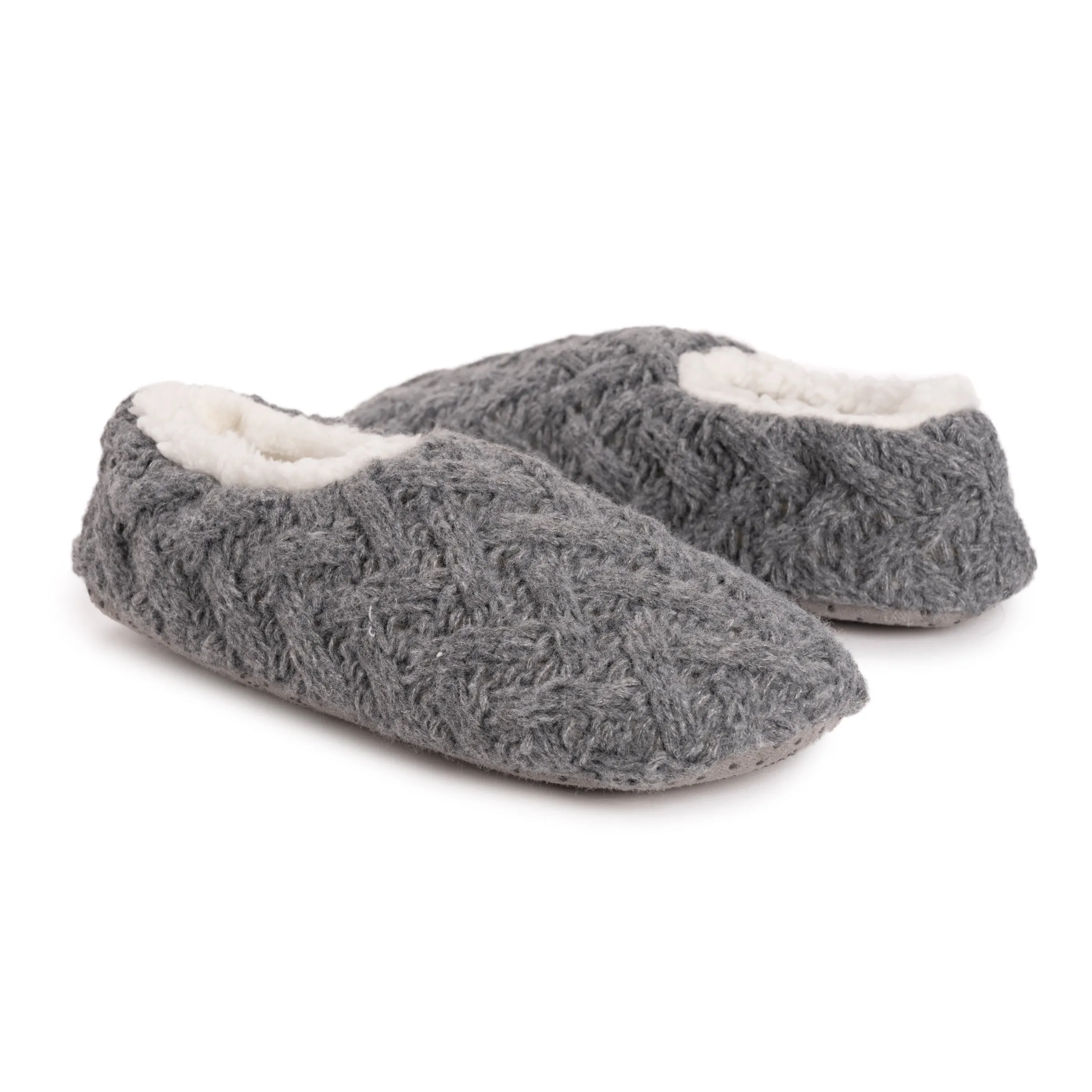 Women's Sweater Knit Ballerina Slippers