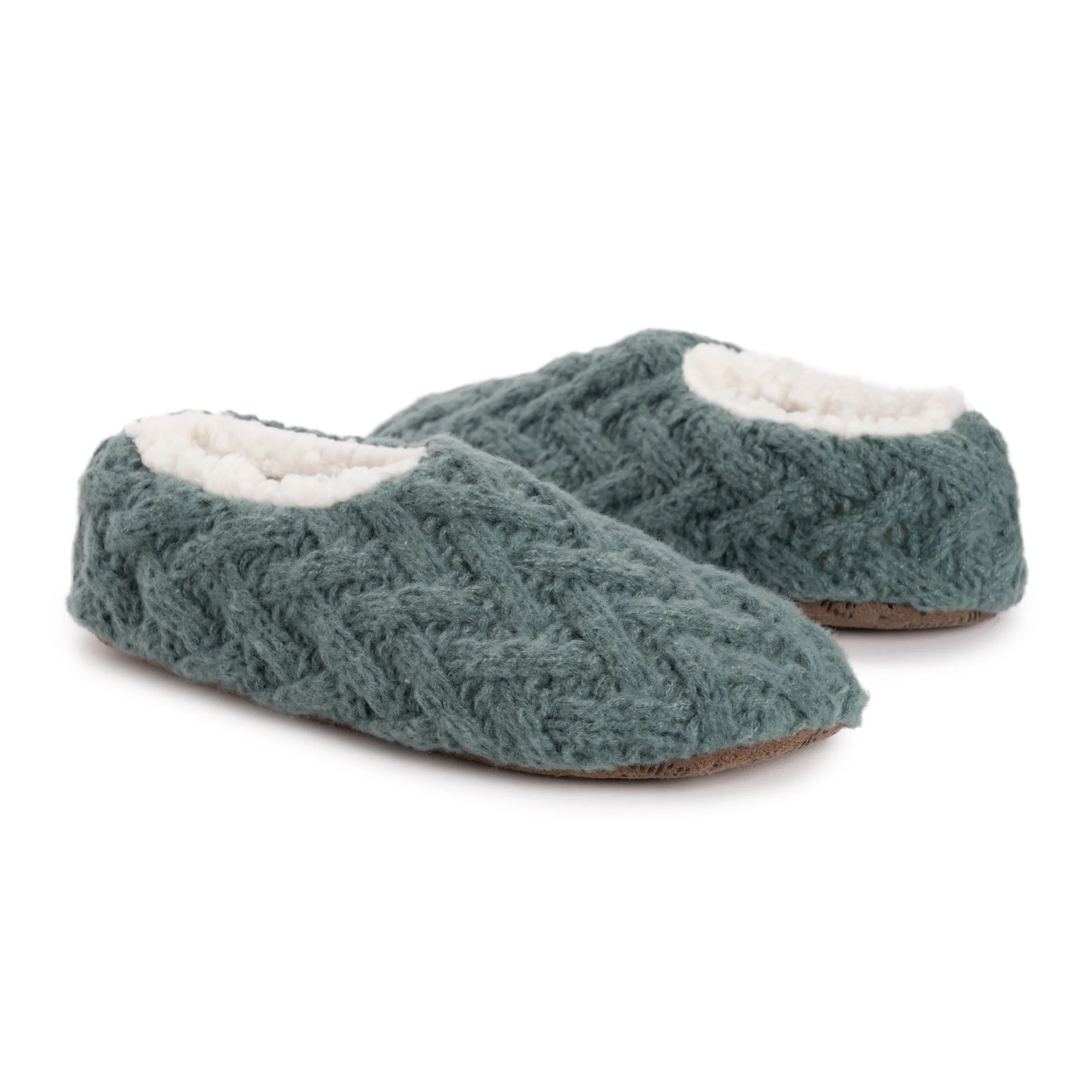 Women's Sweater Knit Ballerina Slippers