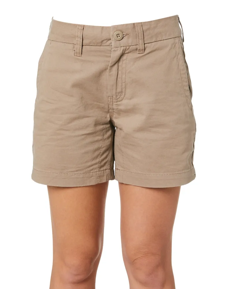 WS-2W Ladies Lightweight Work Shorts - Khaki