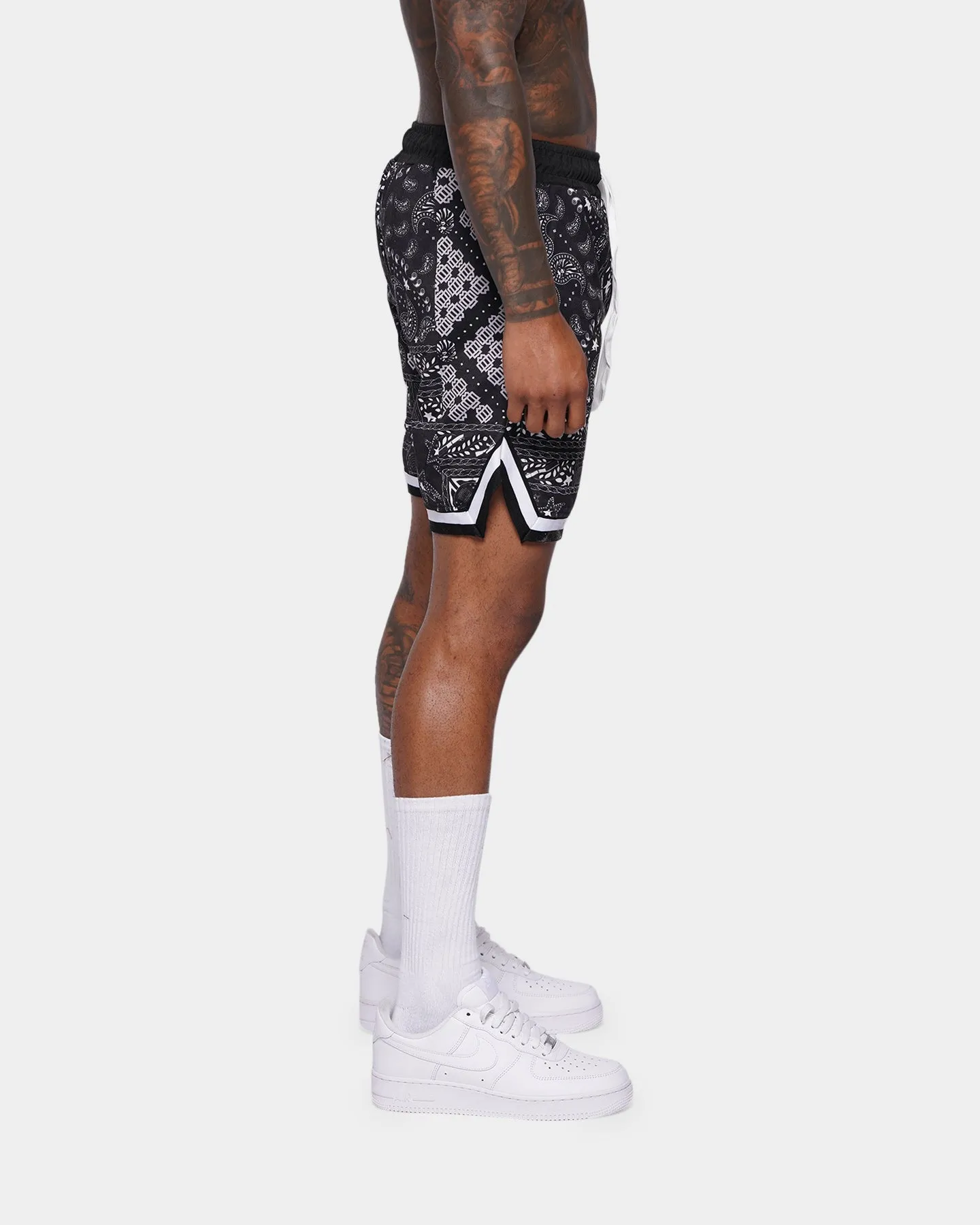 XXIII Aisne Bandana Basketball Shorts Black