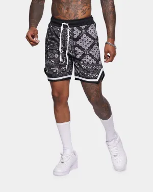 XXIII Aisne Bandana Basketball Shorts Black