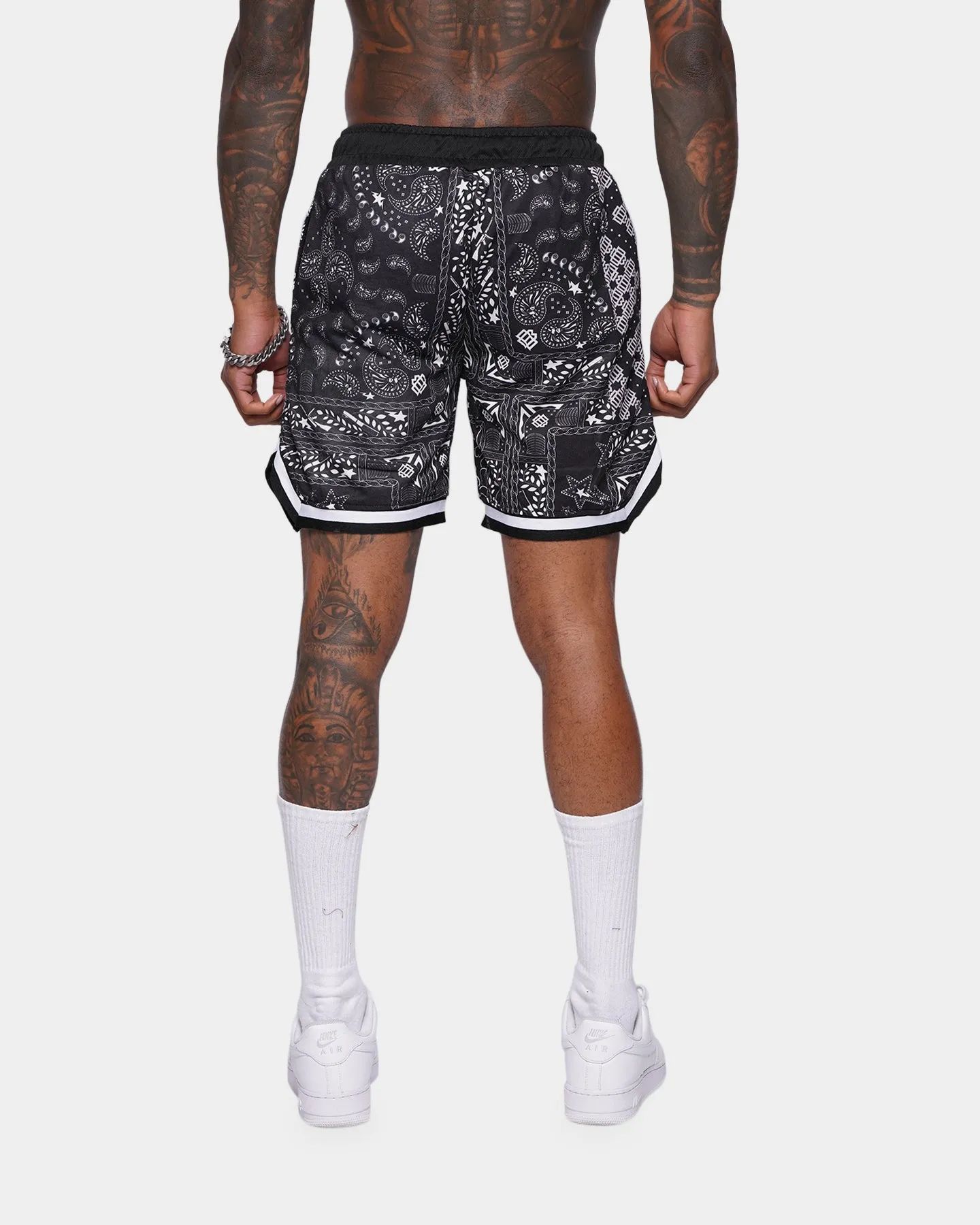 XXIII Aisne Bandana Basketball Shorts Black