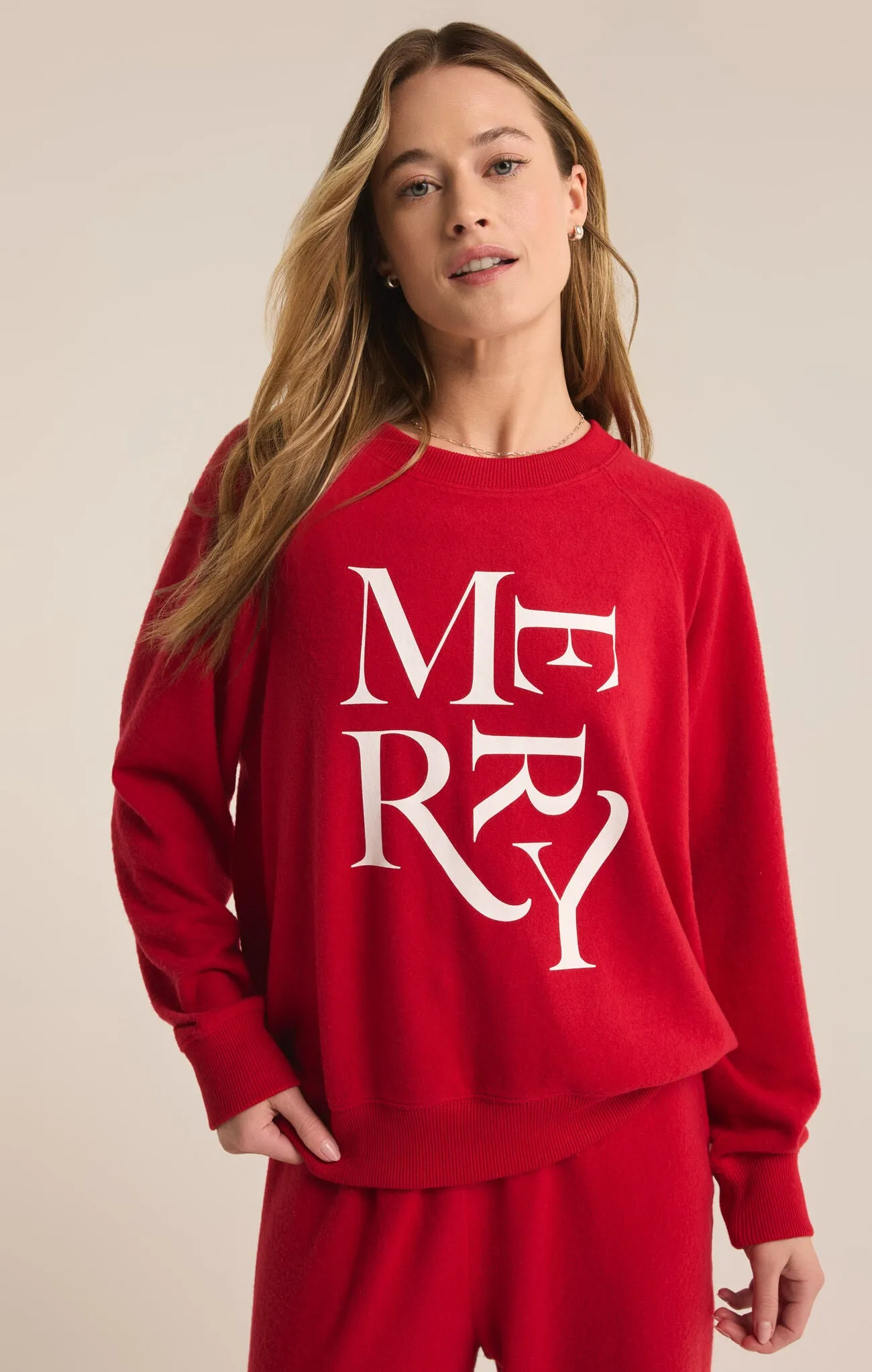 Z SUPPLY - CASSIE MERRY LS TOP