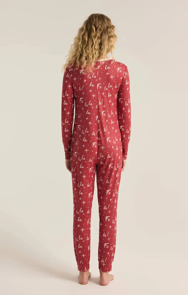 Z SUPPLY - FA LA LA SILKY POINTELLE ONESIE