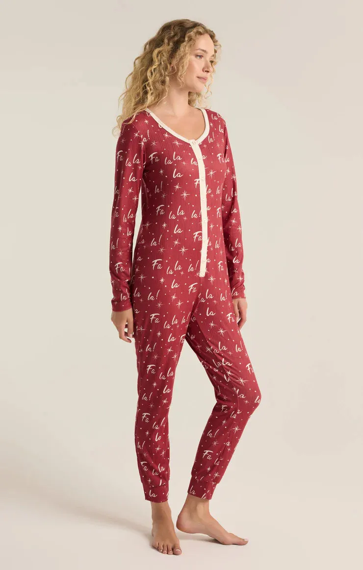 Z SUPPLY - FA LA LA SILKY POINTELLE ONESIE